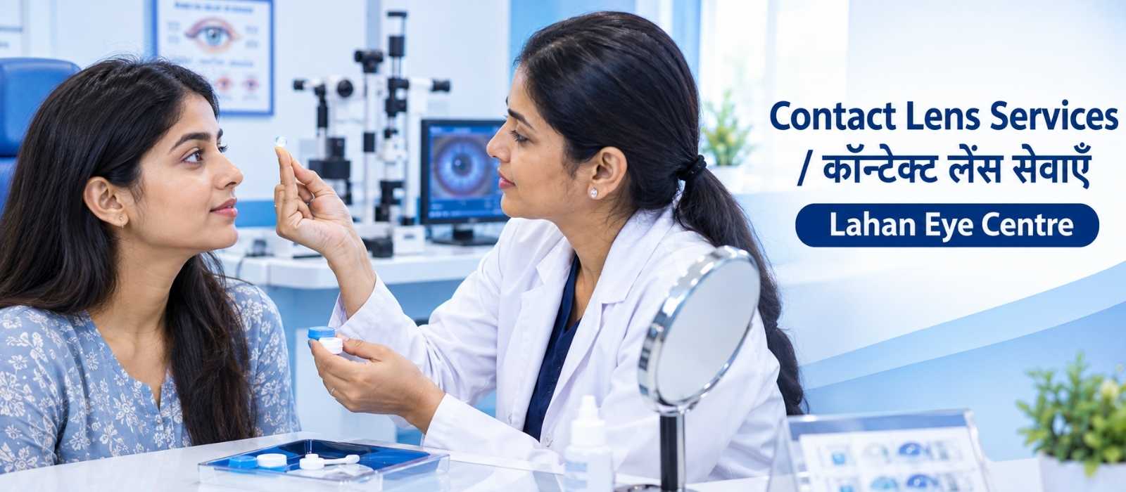 Contact Lens Services / कॉन्टैक्ट लेंस सेवाएँ at Lahan Eye Centre in Patna